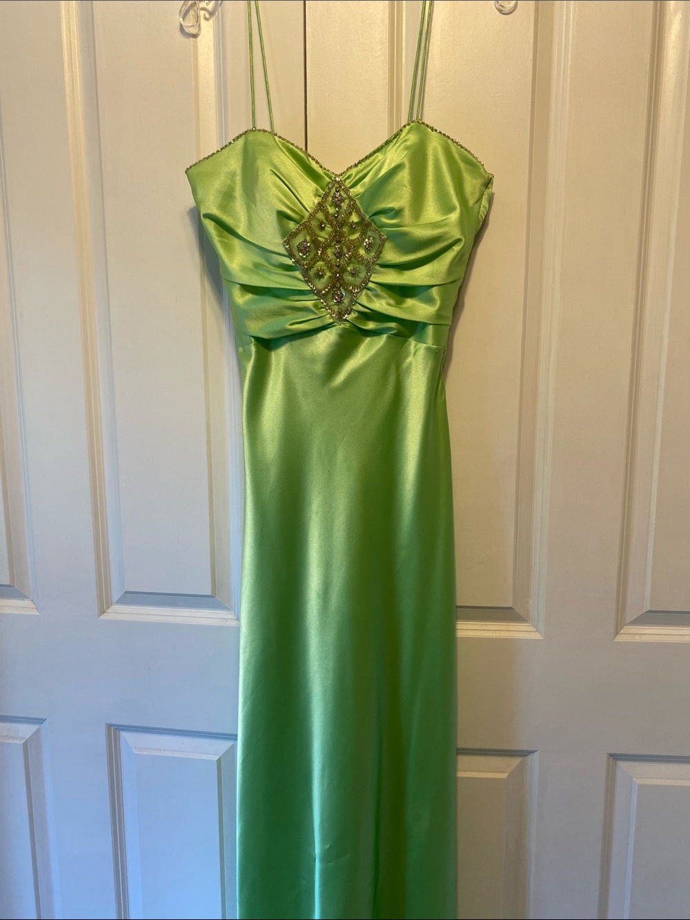 Light Green Floor Length Gown